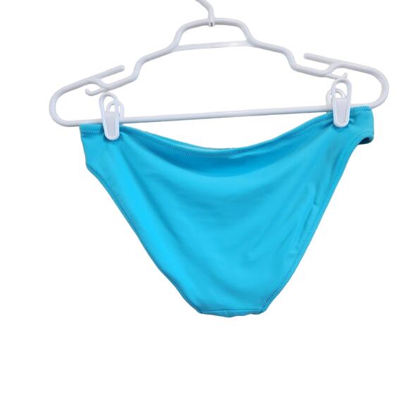 Aerie Real Good Scoopneck Ruched Banded Trim Full Coverage Bottom 2-Piece Bikini - Picture 12 of 12